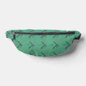 Retro-Flughafen-Teppichmuster-Bauchtasche Bauchtasche (Ablage )