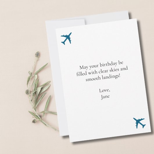 Retro-Flugzeug Cessna Luftfahrt Geburtstag