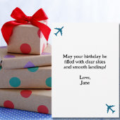 Retro Flugzeug Jet Flying, Aviation Birthday