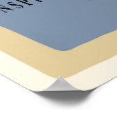 Retro-Flugzeug Poster (Ecke)