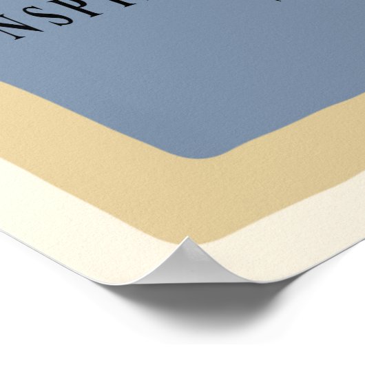 Retro-Flugzeug Poster (Ecke)