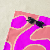 Retro-Fluid-Arte individuell auf die Bedürfnisse d Strandtuch (Beispiel)