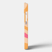 Retro Flüssig Orange Rosa und Creme Case-Mate iPhone Hülle (Rückseite / Links)