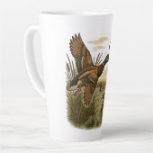 Retro-Flying-Mallard-Duck-Hunting Milchtasse (Linke Ecke)