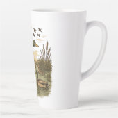 Retro-Flying-Mallard-Duck-Hunting Milchtasse (Rechts)