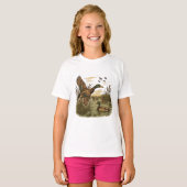 Retro-Flying-Mallard-Duck-Hunting, T-Shirt (Vorne ganz)