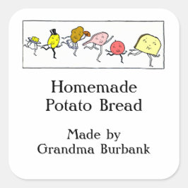 Retro Foods Custom Baking or Canning Aufkleber