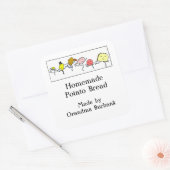 Retro Foods Custom Baking or Canning Aufkleber (Umschlag)