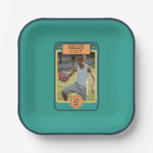 Retro Football Card inspiriertes Boy Party