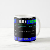 Retro Football Final Tasse - Ceefax Design (VorderseiteRechts)