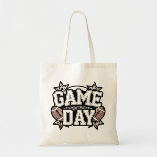 Retro Football Game Day Tragetasche