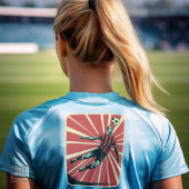 Retro Football Soccer Header Glory T-Shirt