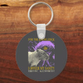 Retro For The Knowledge I Offer My Sanity Japanese Schlüsselanhänger (Vorderseite)