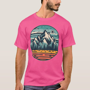 Retro Forest Adventure Nature Lover Camping T-Shirt