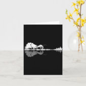 Retro Forest Funny Nature Guitar Clic Music  Karte (Gelbe Blume)