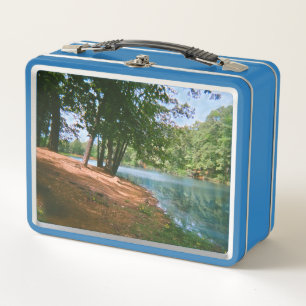 Retro Forest Landsbox Metall Brotdose