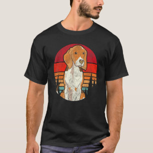 Retro Forest Trees Beagle Eigentümer Niedlicher Hu T-Shirt