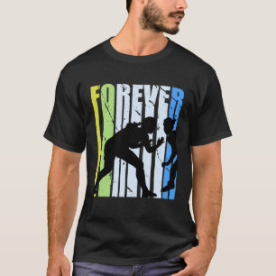 Retro Forever Wrestling Vintage gestörte Schweregr T-Shirt