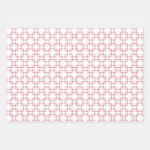Retro-Formen buntes Kunsthandwerkspapier Geschenkpapier Set (Vorderseite 2)