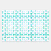 Retro-Formen buntes Kunsthandwerkspapier Geschenkpapier Set (Vorderseite)