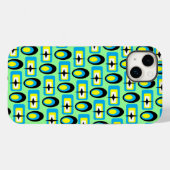 Retro-Formen Case-Mate iPhone Hülle (Rückseite (Horizontal))