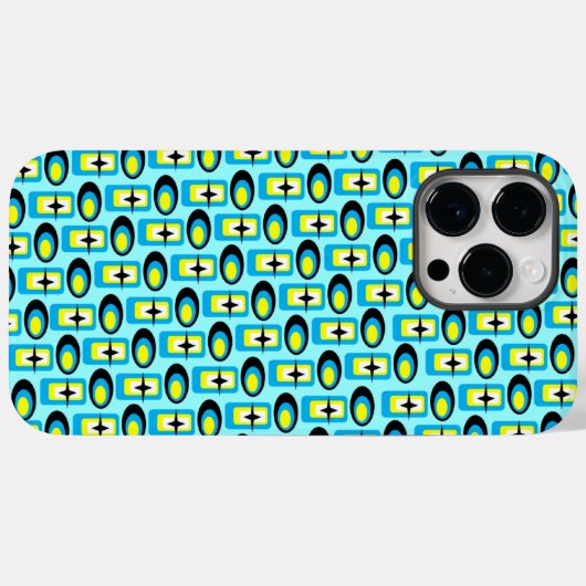 Retro-Formen Case-Mate iPhone Hülle (Rückseite (Horizontal))