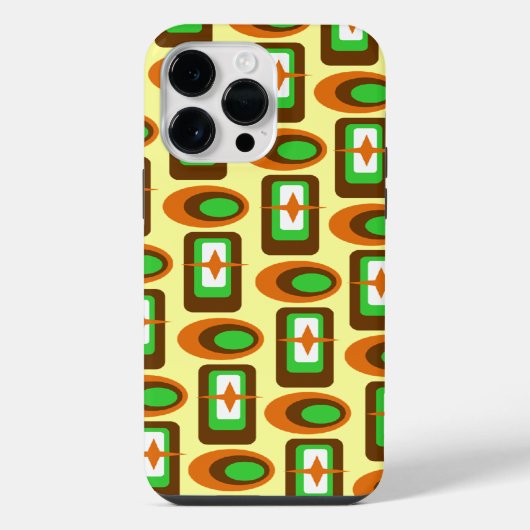 Retro-Formen iPhone Hülle (Rückseite)