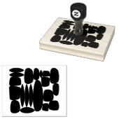Retro-Formen-Stempel Gummistempel (Stempel)