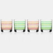 Retro formt Trinkbehälter Set Whiskyglas (Vorderseite)