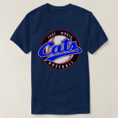Retro Fort Worth Cats Baseball TShirt 1 (Design vorne)