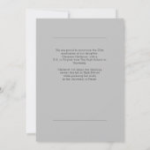 Retro-Foto-Abschluss Ankündigung (Rückseite)