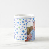 Retro Foto-blaue Tasse für Kinder (Mittel)