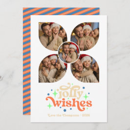 Retro Foto Collage Weihnachten