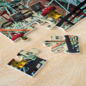 Retro Foto des Riesenrads von Coney Island Puzzle (Seite)
