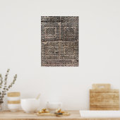 Retro-Foto für Vintage Fliesen-Fertiger Betonmuste Poster (Küche)