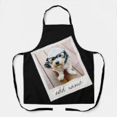 Retro-Foto mit einem großen Bild Schürze (Vorderseite)