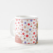 Retro Foto-rote Tasse für Kinder (Vorderseite Links)