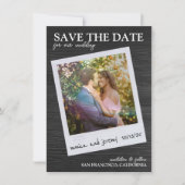 Retro-Foto Save The Date (Vorderseite)