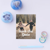 Retro-Foto Save the Date Flyer (Einzeln)