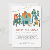 Retro Foto Weihnachtskarte Feiertagskarte (Vorderseite)