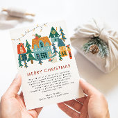 Retro Foto Weihnachtskarte Feiertagskarte