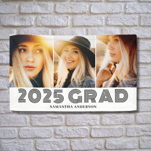 Retro-Fotocollage 2025 Abschlussbanner Banner