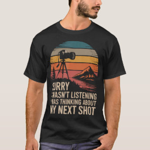 Retro-Fotografie-Kamera Humor für Fotografen T-Shirt