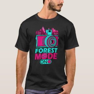 Retro-Fotografie-Modus auf Forest-Kamera-Fotografi T-Shirt