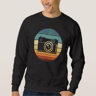 Retro-Fotografie Vintage Kameramann Fotograf Sweatshirt