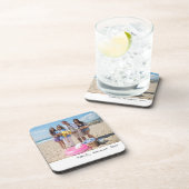 Retro-Fotografien mit handgeschriebenem Schriftart Getränkeuntersetzer (Rechte Seite)