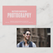 RETRO | FOTOGRAFISCHE GESCHÄFTSKARTE VISITENKARTE (Vorne/Hinten)