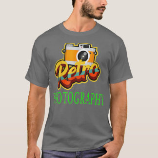 Retro Fotografy Day Gift Camera Fotograf T-Shirt