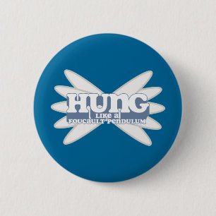 Retro Foucault Pendel-Knopf Button