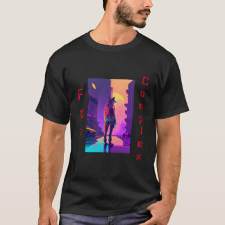 Retro fox 2 T - Shirt